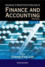 Advances in Quantitative Analysis of Finance and Accounting New Series