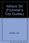 Frommer's Comprehensive Travel Guide Athens
