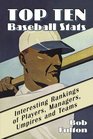 Top 10 Baseball Stats Interesting Rankings of Players Managers Umpires and Teams