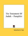 The Testament Of Judah  Pamphlet