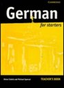 German for Starters Teacher's resource book