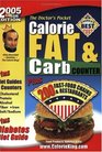 The Doctor's Pocket Calorie Fat   Carbohydrate Counter