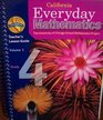 California Everyday Mathematics Teacher's Lesson Guide Grade 4