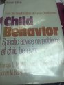 Child behavior From the Gesell Institute of Human Development