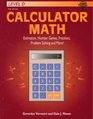 Level D Calculator Math Estimation Number Games Fractions Problem Solving and More