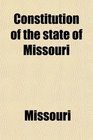 Constitution of the state of Missouri