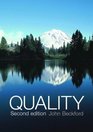 Quality An Introduction
