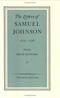Letters of Samuel Johnson 17731776