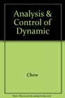 Analysis and Control of Dynamic Economic Systems
