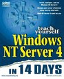 Teach Yourself Windows Nt Server 4 in 14 Days