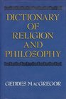 Dictionary of Religion and Philosophy