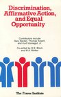 Discrimination Affirmative Action and Equal Opportunity