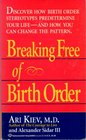 Breaking Free of Birth Order