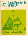 Basic Practice in Listening Games and Activities