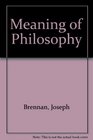 Meaning of Philosophy