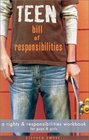 Teen Bill of Responsibilites A Rights  Resposibilities Workbook
