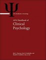 APA Handbook of Clinical Psychology Volume 1 Roots and Branches Volume 2 Theory and Research Volume 3 Applications and Methods Volume 4  and Profession