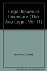 Legal Issues in Licensure