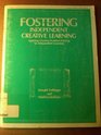 Fostering Independent Creative Learning Applying Creative Problem Solving to Independent Learning