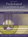 Psychological Consultation and Collaboration  Introduction to Theory and Practice