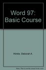 Word 97 Basic Course