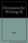 Occasions for WritingIE