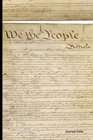 Journal Daily  US Constitution Bill of Rights  We The PeopleBlank Lined Journal Book 6 x 9 150 Pages