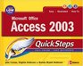 Microsoft Office Access 2003 QuickSteps