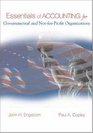Essentials of Accounting for Governmental and Notforprofit Organizations