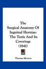 The Surgical Anatomy Of Inguinal Herniae The Testis And Its Coverings