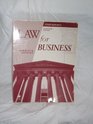 Law for Business Study Reports and Study Guide to 11re