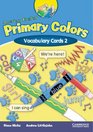 American English Primary Colors 2 Vocabulary Cards