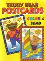 Teddy Bear Postcards  Color  Send