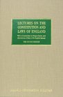 Lectures on the Constitution and Laws of England With a Commentary on Magna Charta and Illustrations of Many of the English Statutes