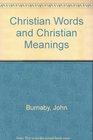Christian Words and Christian Meanings