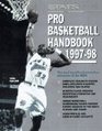 Stats Pro Basketball Handbook 199798