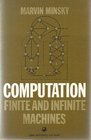 COMPUTATION FINITE AND INFINITE MACHINES