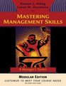 Mastering Management Skills Module