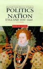 Politics and Nation England 14501660 England 14501660