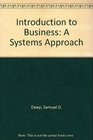 Introduction to Business A Systems Approach