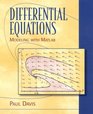 Differential Equations Modeling with MATLAB