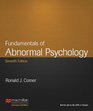 Fundamentals of Abnormal Psychology Ronald J Comer