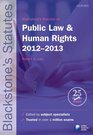 Blackstone's Statutes on Public Law  Human Rights 20122013
