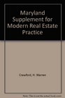 Maryland Supplement for Modern Real Estate Practice