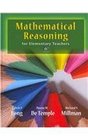 Mathematical Reasoning for Elementary School Teachers with Activities