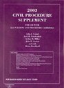 2003 Civil Procedure Supplement