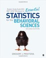 Student Study Guide With IBM SPSS Workbook for Essential Statistics for the Behavioral Sciences