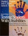 Testing Students With Disabilities Practical Strategies for Complying With District and State Requirements