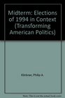 Midterm The Elections Of 1994 In Context