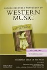 Oxford Recorded Anthology of Western Music Volume Two The MidEighteenth Century to the Late Nineteenth Century 3 CDs